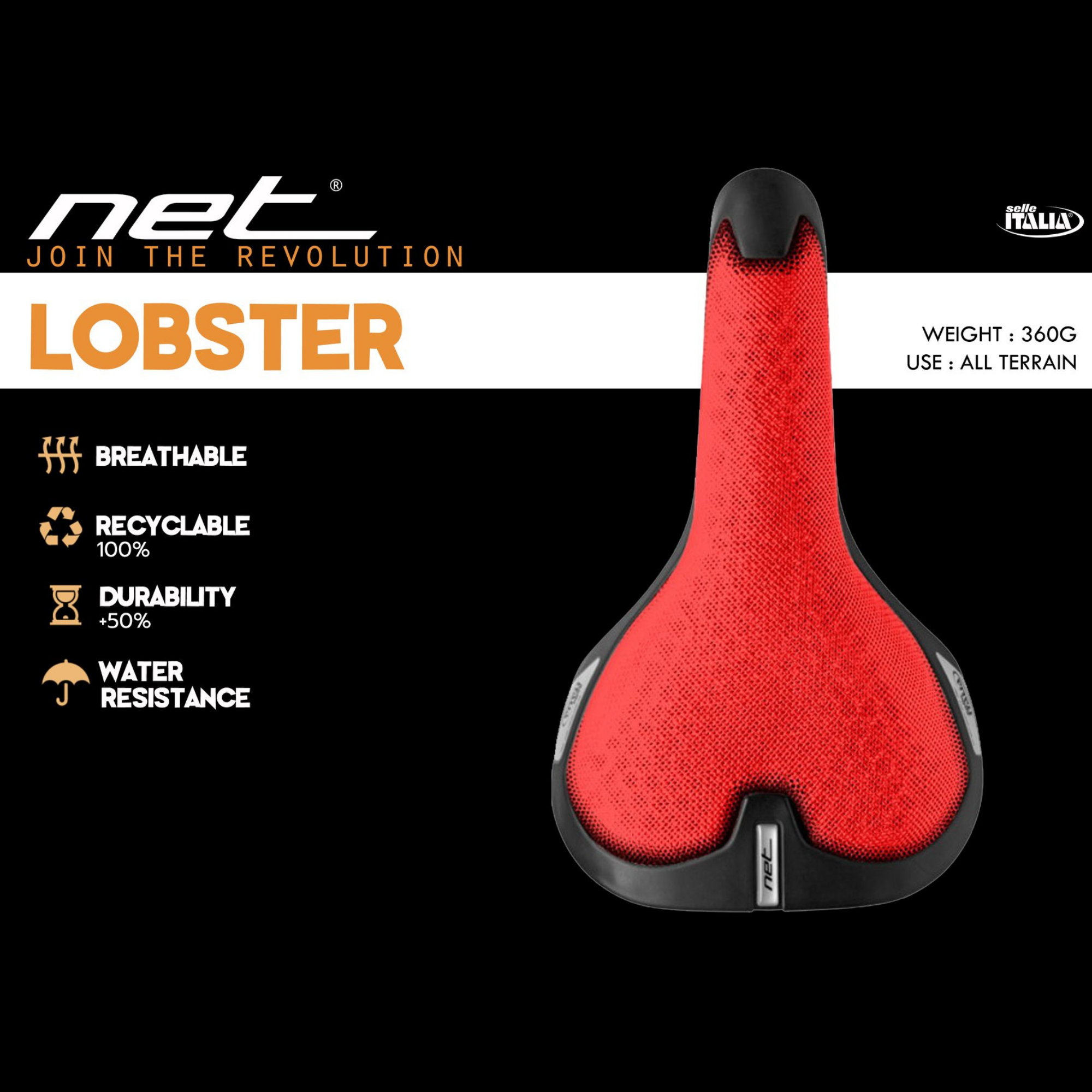 อานจักรยาน SELLE ITALIA NET เบาะจักรยานแนว Urban ที่ออกแบบรูปทรงเพื่อการใช้งานที่เน้นความสบายเป็นหลัก