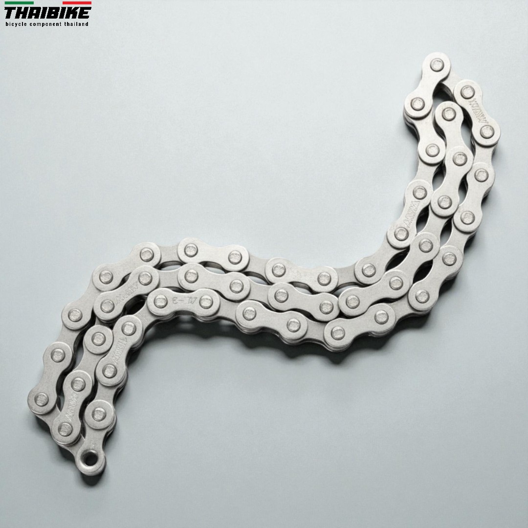 🚴♂️ MAYA Chain รุ่น X410 — โซ่จักรยานชุบคุณภาพสูง สำหรับจักรยานซิงเกิลสปีด