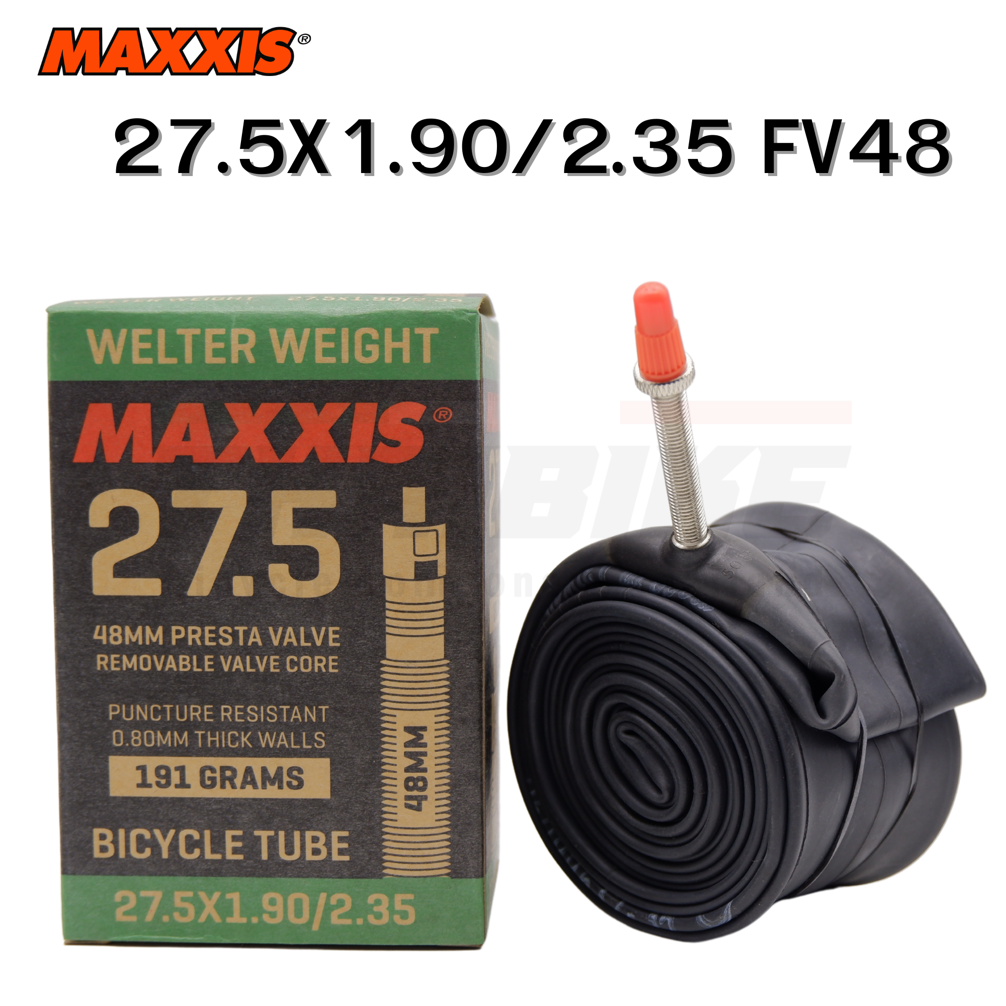 ยางในจักรยาน MAXXIS Welter Weight 27.5X1.90/2.35 FV48 27.5X1.5/1.75 AV
