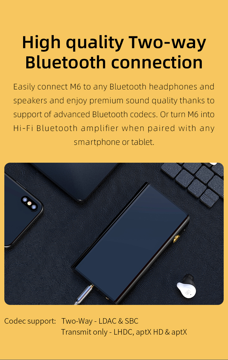 พรีออเดอร์ Shanling M6 2021 (รุ่นปกติ) Dap พกพารองรับ Dual Hi-Res ประกันศูนย์ไทย