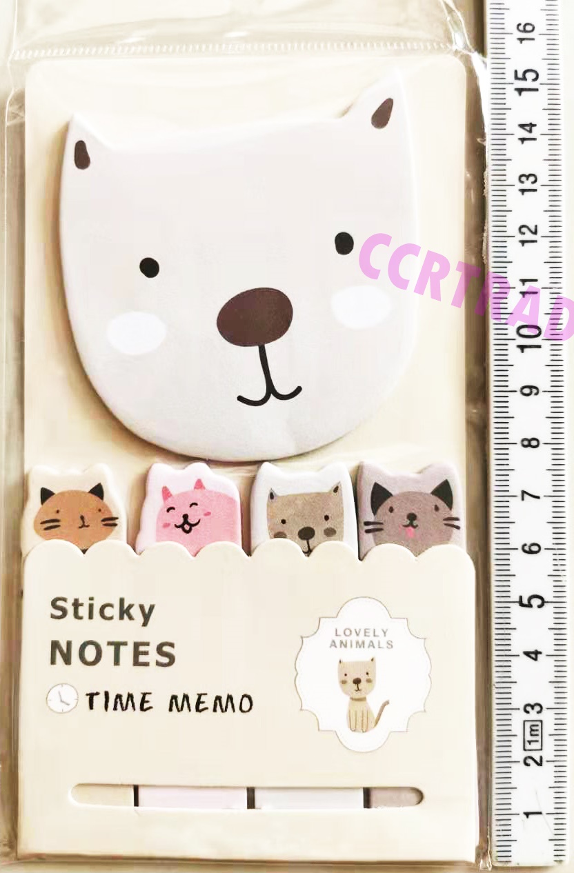 กระดาษโพสอิทการ์ตูนเกาหลี 15.5 ซม.(1x33)