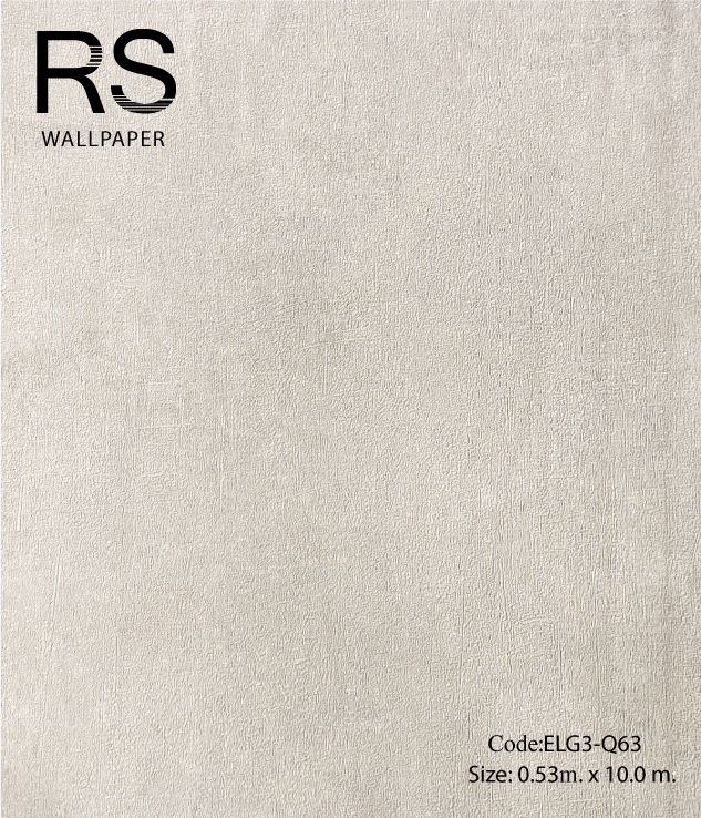 วอลเปเปอร์ลายปูนเปลือยโทนสีเทาอมสีน้ำตาลอ่อน ELG3-Q63