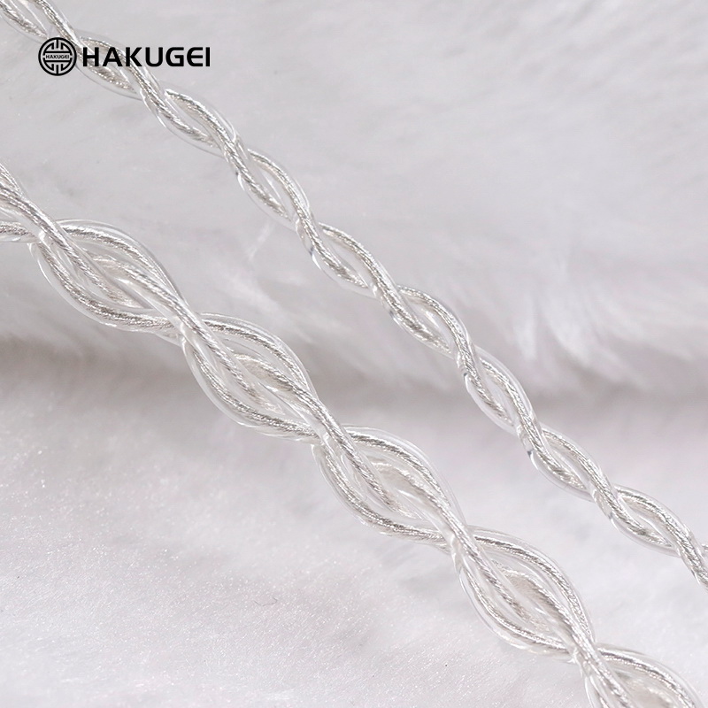 Hakugei Silver Cat สายอัพเกรดหูฟังทองแดงคริสตัลเดี่ยวชุบเงิน ระดับเทพ ทำด้วยมือทุกขั้นตอน [Drizzy Exclusive]