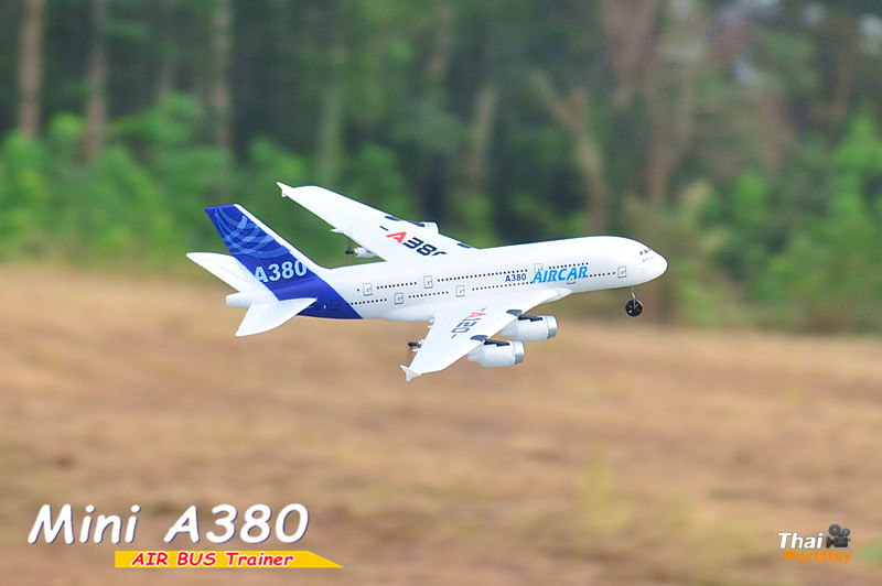 Mini A-380 3Ch 6Gyro เครื่องบินโดยสารบังคับ