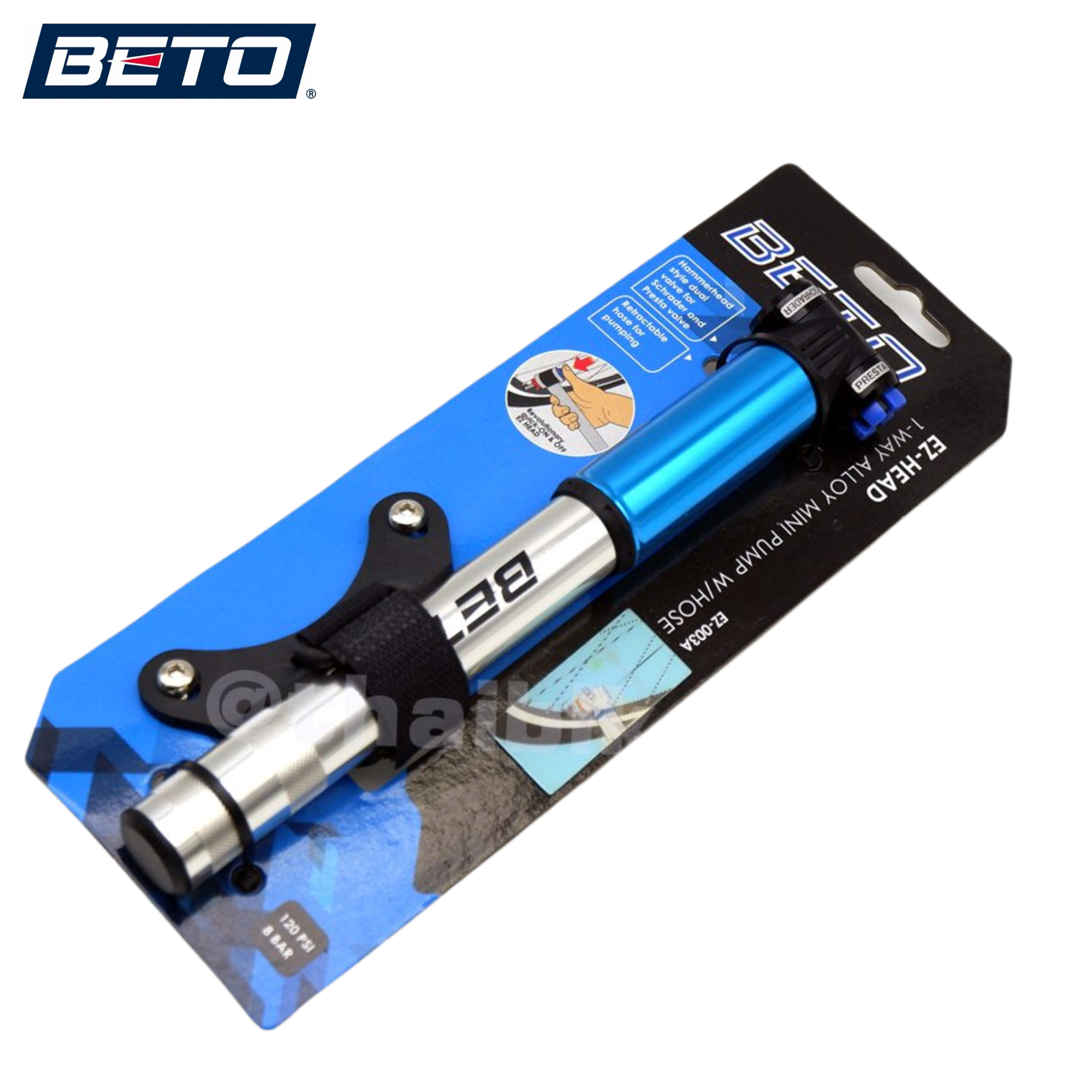 สูบจักรยานพกพา BETO EZ-003A สูบพกพา งานดีสูบง่าย