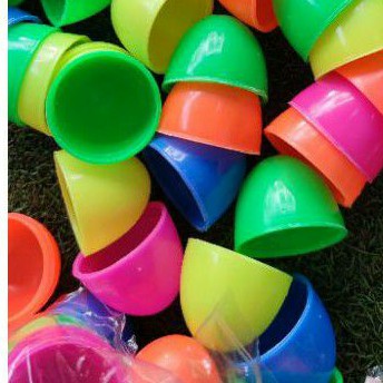 ไข่จับฉลาก ขนาดเท่าไข่ไก่ หลากสี 10 ฟอง ♥️ส่งไว♥️งานดี