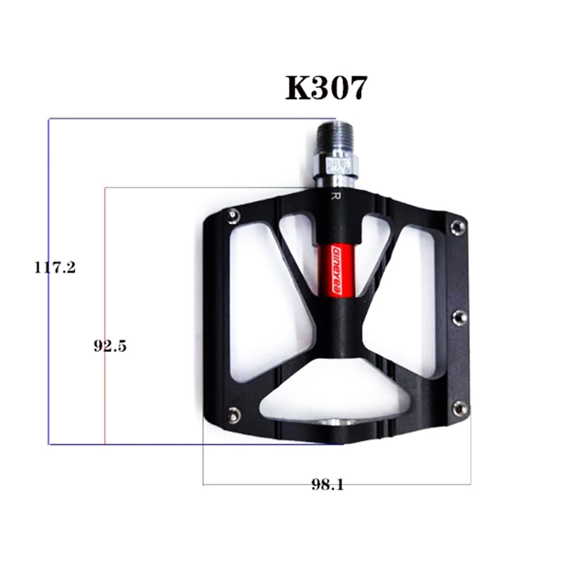 บันไดจักรยาน Gineyea Bicycle Pedal with Nails Anti-slip Pedals K307