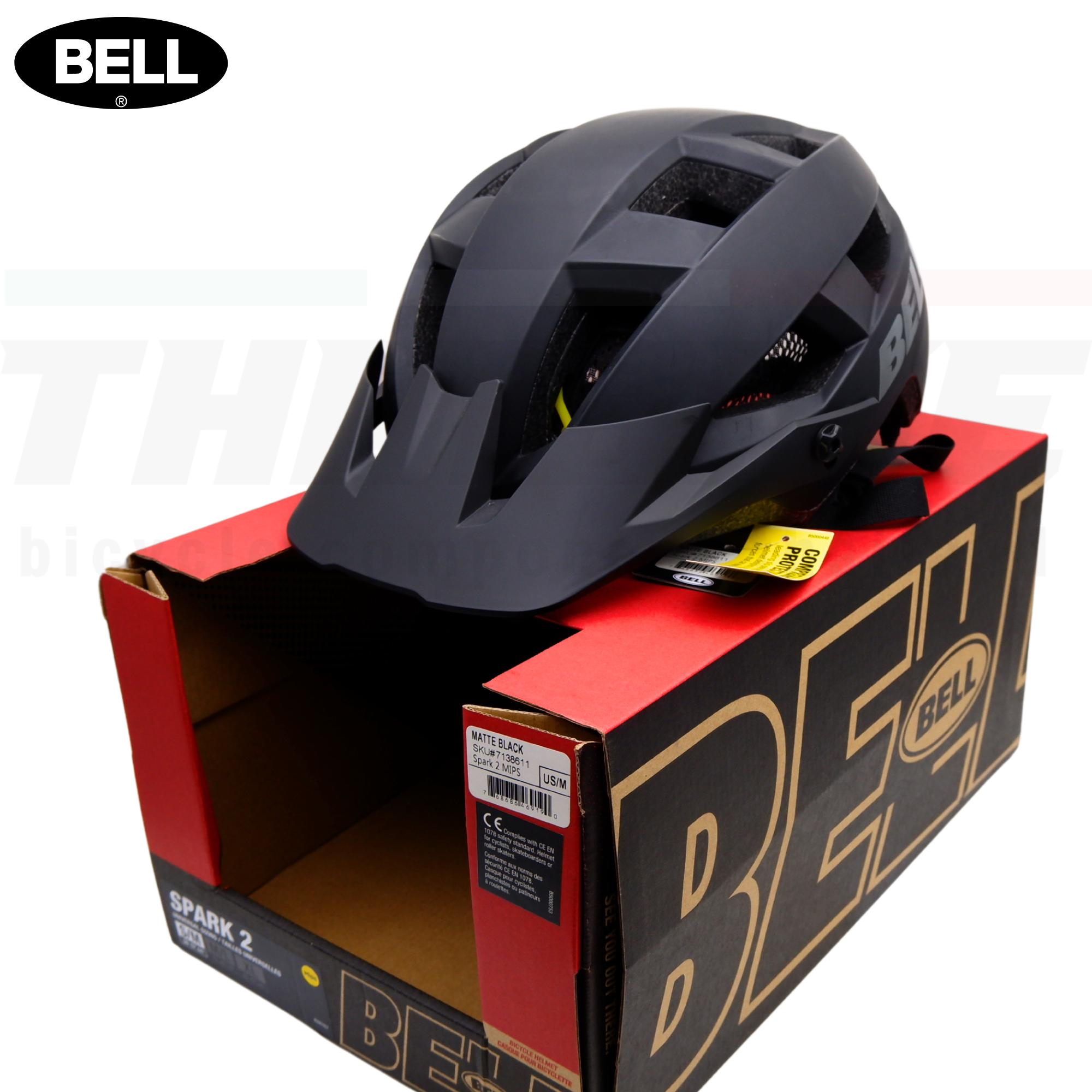 หมวกกันน็อคจักรยานเสือภูเขา BELL Spark 2 MIPS Helmet