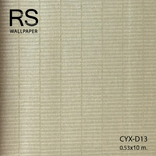 วอลเปเปอร์สีพื้น แท็กเจอร์แนวขวาง เรียบหรู สีเขียวอ่อน CYX-D13