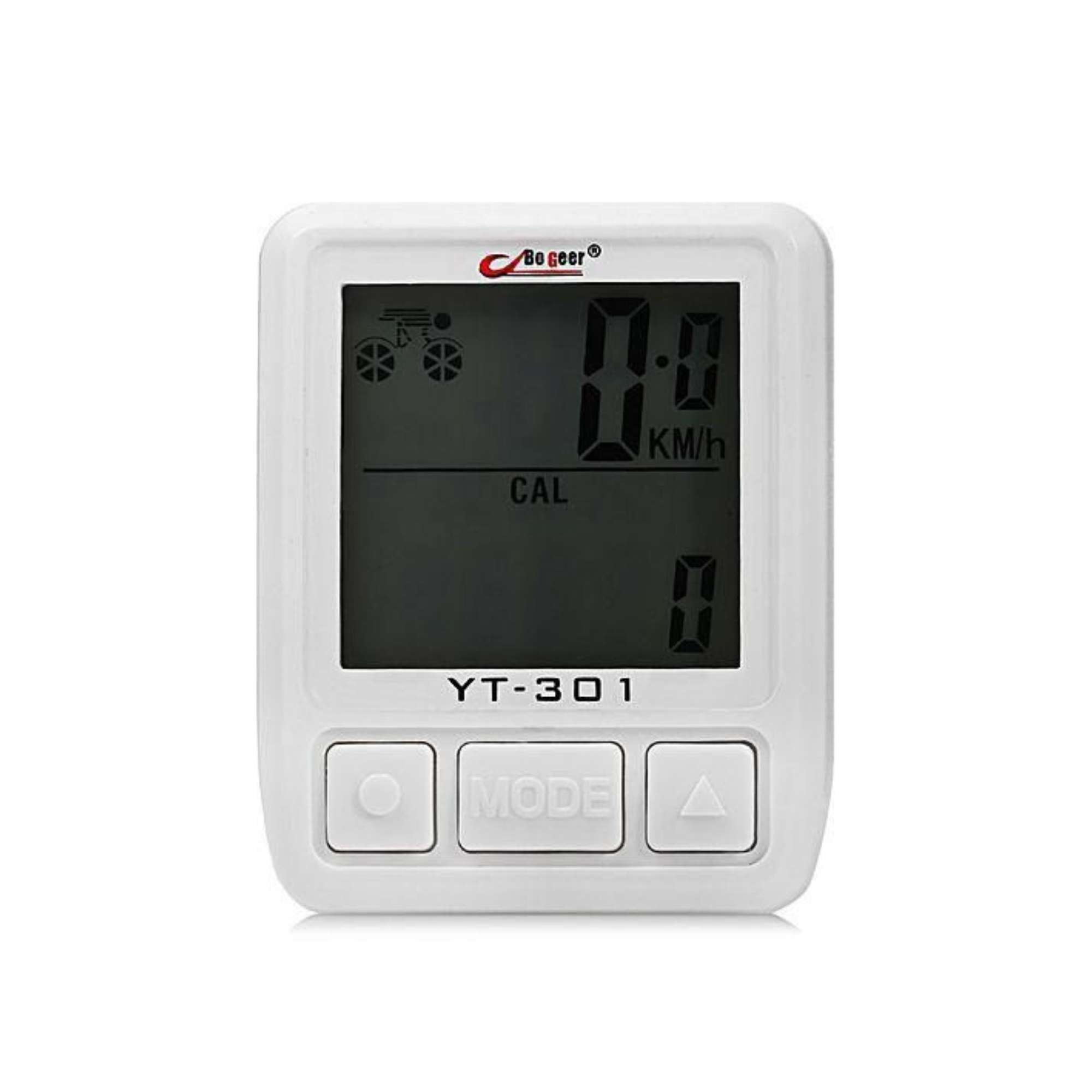 ไมล์จักรยานแบบมีสาย BOGEER YT-829 มีไฟ วัดระยะทาง วัดเร็ว(กล่องไม่สวย)