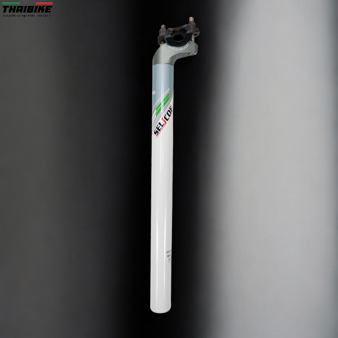 SELCOF Aluminum Seatpost หลักอานอลูมิเนียม เยื้องหลัง ขนาด 27.2x350มม.