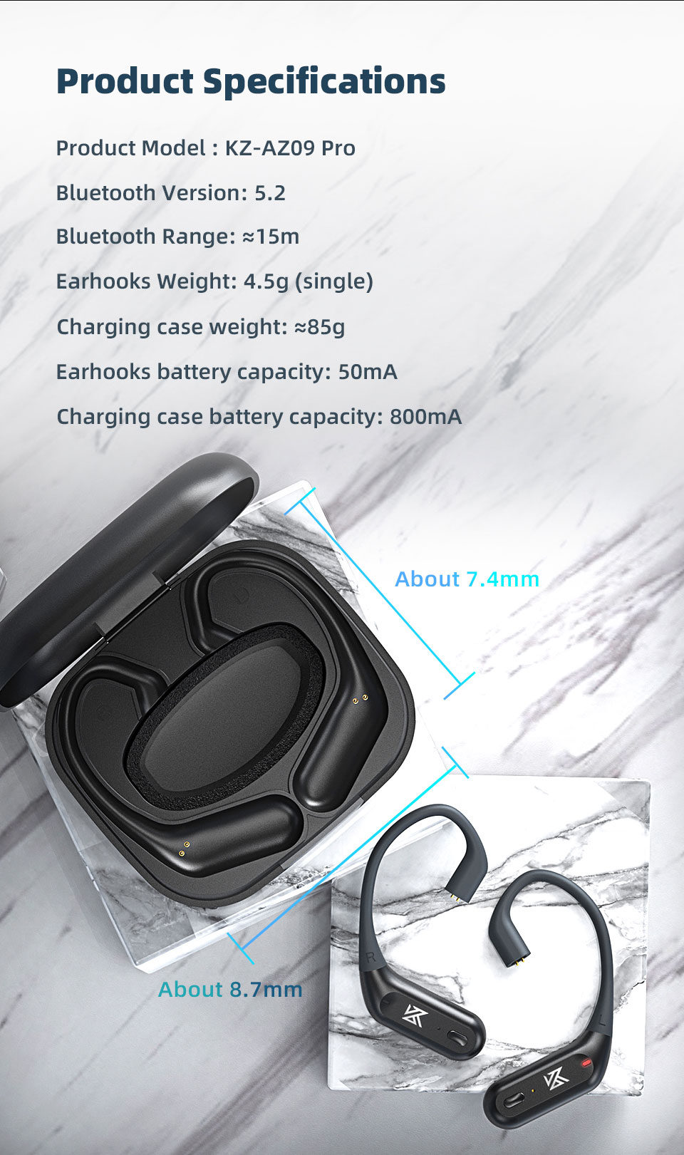 ขาย KZ AZ09 Pro Module Bluetooth 5.2 อัพเกรดหูฟังให้ไร้สาย