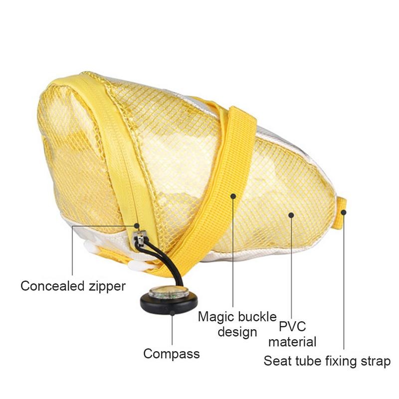 กระเป๋าใต้อานจักรยานกันน้ำ MINIRAK วัสดุ PVC กันน้ำ