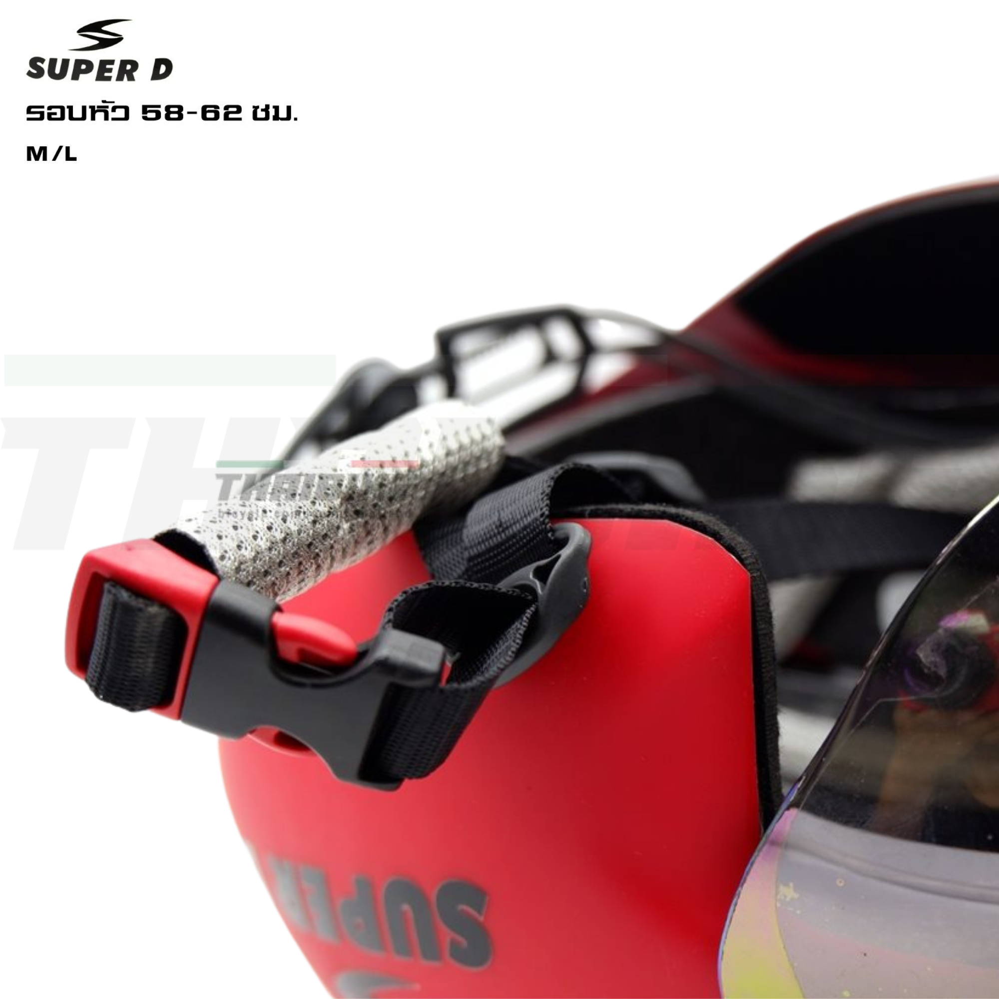 🚴♂️ หมวกกันน็อคจักรยาน SUPER D แบบแอร์โร่ว์ 2in1