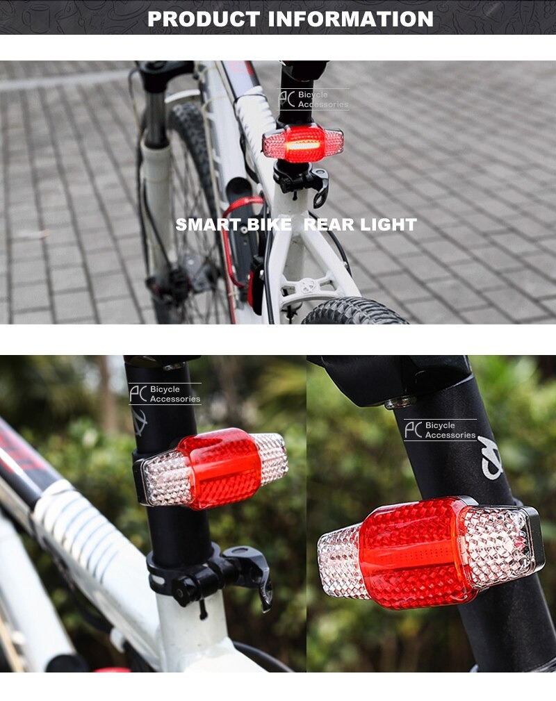 ไฟเลี้ยวไฟเบรคจักรยานแบบ AUTO ยี่ห้อ NQY รุ่น AQY-0101