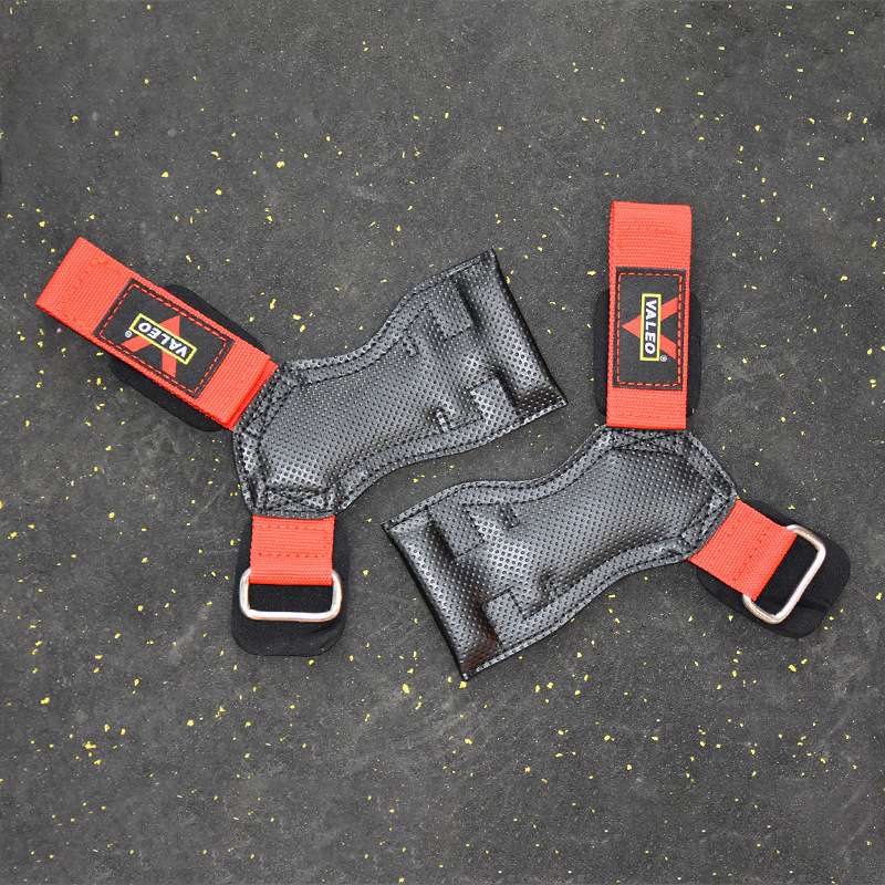 Grip pads & Strap VALEO รัดข้อพร้อมแผ่นรองฝ่ามือแบบหนัง ยกน้ำหนัก พร้อมส่งในไทย