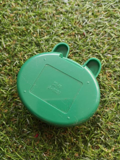 กล่องรีเทนเนอร์ ลายกบ line กล่องรี กล่องฟันปลอม