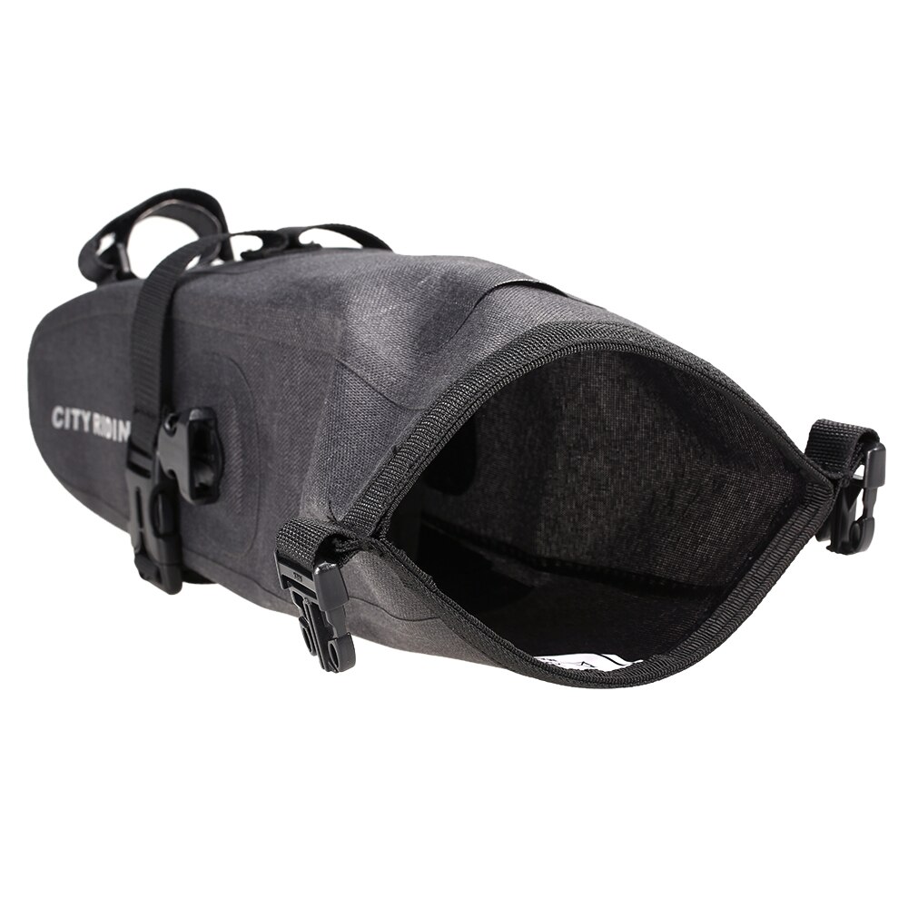 กระเป๋าใต้อานจักรยานกันน้ำผ้าแคนวาส FREE RIDING 1.5L Bike Saddle Bag Cycling Seat Post Bag