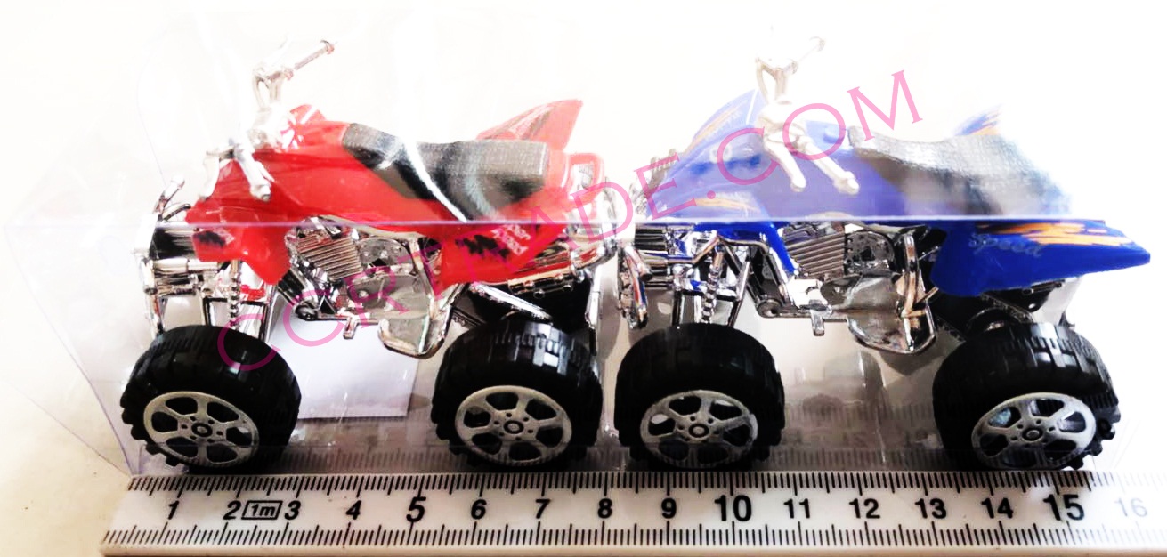 รถ ATV สีสด 2 ชิ้นกล่อง 26 ซม.(1x8)