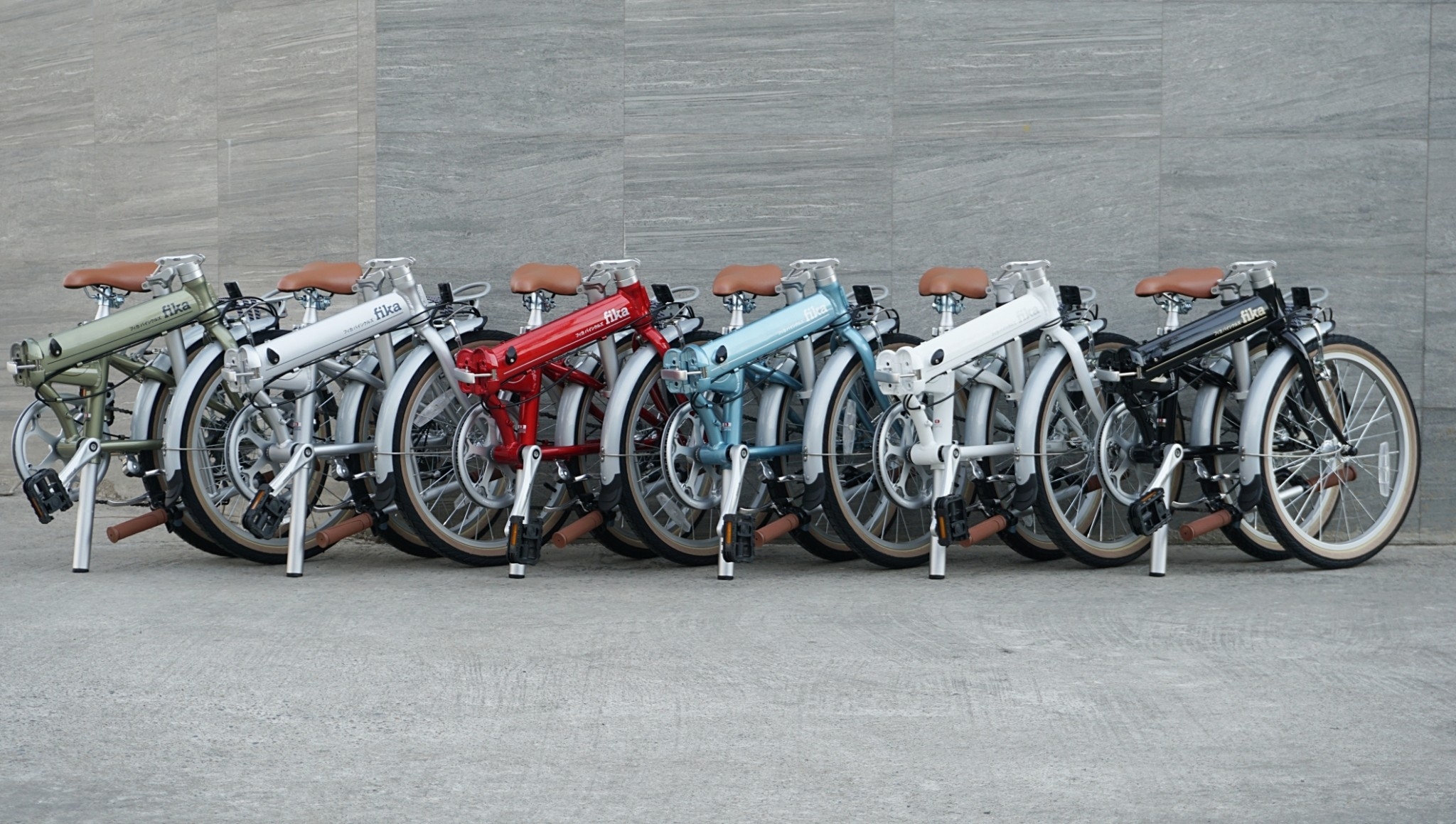 Fika Frappe จักรยานพับได้ เฟรมอลูมิเนียม ล้อ 20" 7 สปีด พร้อมตะแกรง บังโคลน