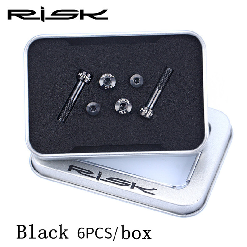 ชุดน็อตไทเทเนี่ยมสำหรับมือเบรคจักรยาน RISK SRAM GX/Eagle/X9/X01/X01Eagle/XX1