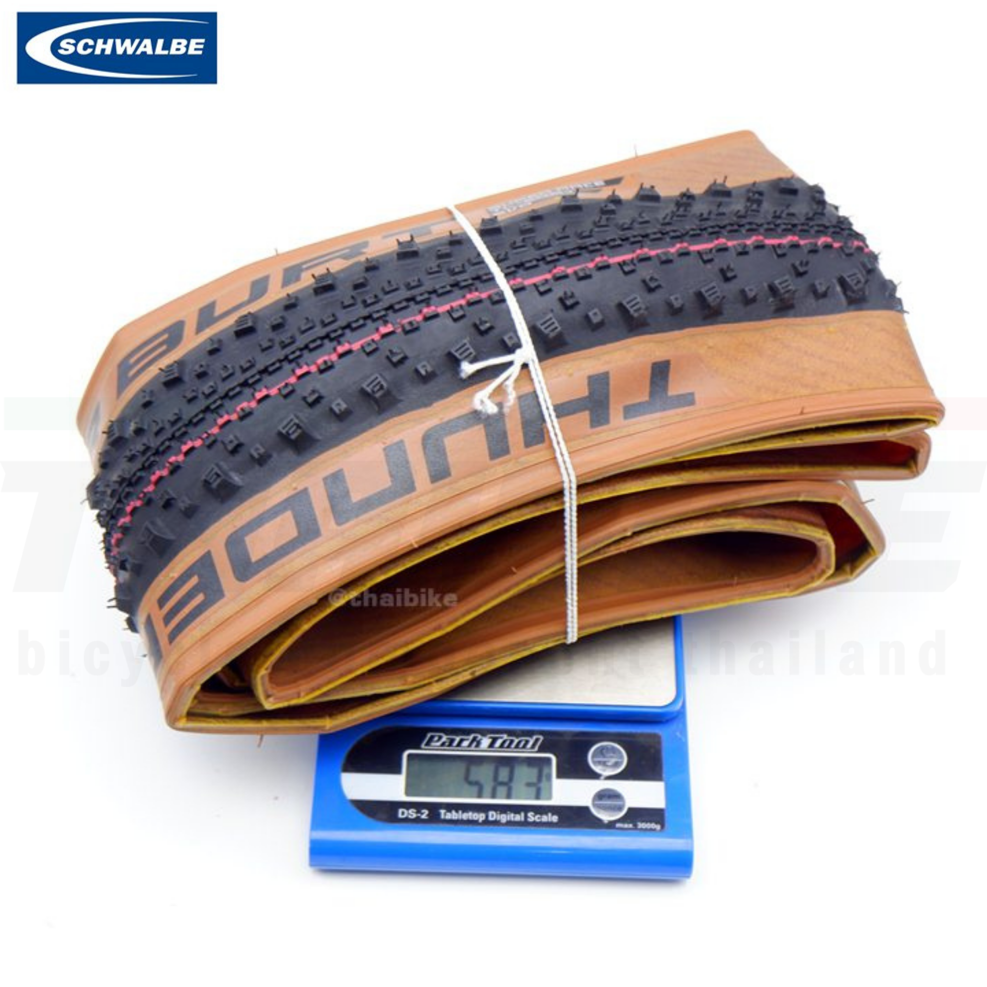 ยางนอกจักรยานเสือภูเขาขอบพับ Schwalbe Thunder Burt 29X2.1, 29X2.25 ขอบแก้ว