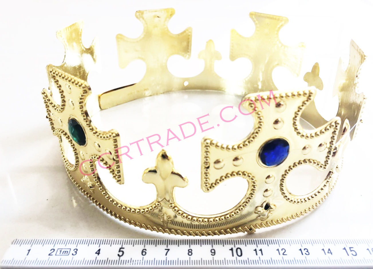 มงกุฎราชา คละสีเงินทอง (Free size)