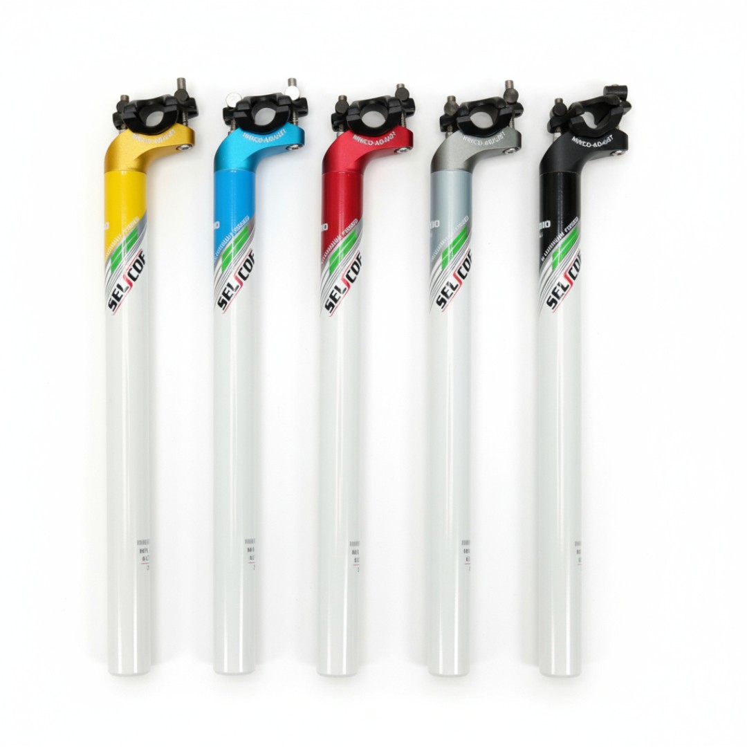 SELCOF Aluminum Seatpost หลักอานอลูมิเนียม เยื้องหลัง ขนาด 27.2x350มม.