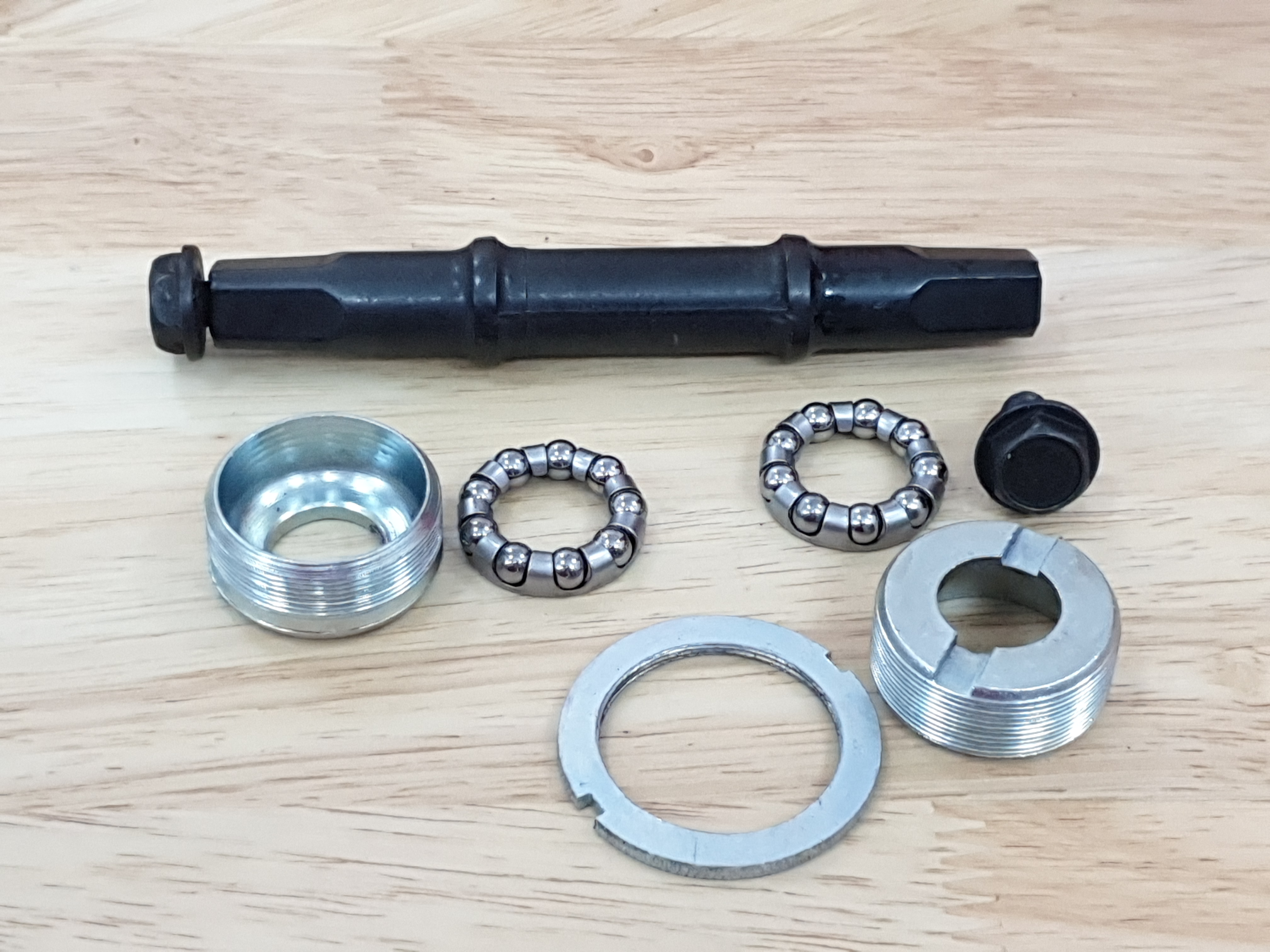 ชุดเปลี่ยนกระโหลกจักรยาน จานเหลี่ยม จานดูด