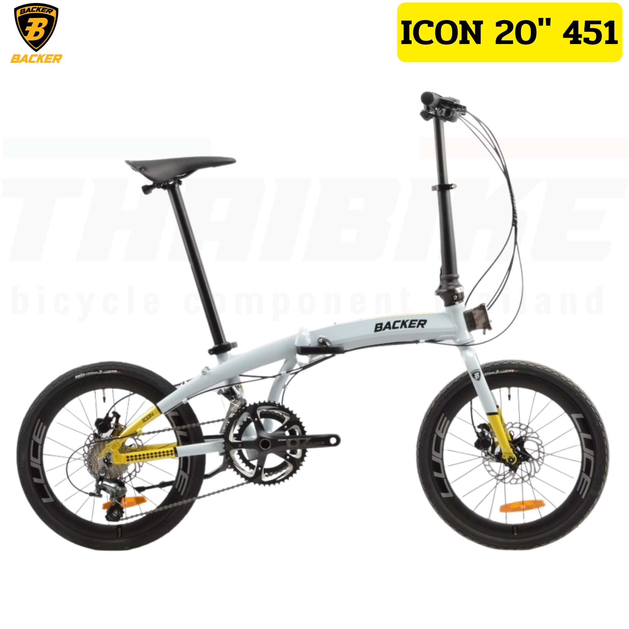จักรยานพับได้ BACKER ICON 20 451 SHIMANO TIAGRA