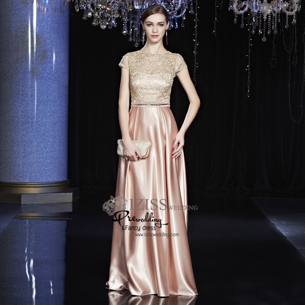 T015**พรีออเดอร์เดรสสีแชมเปญอมส้ม สีม่วง สีแดง **ชุดราตรียาวสีแชมเปญอมส้ม แขนสั้น เล่นดีเทลซีทรูช่วงอกและแขน ตัวเสื้อช่วงบนใช้ผ้าโปร่งปักดิ้นทองลายดอกไม้ แถบเพชรสี่เหลี่ยมตกแต่งเป็นเข็มขัดสวยหรู ตัดต่อกระโปรงผ้าสีพื้นทรงปล่อย ใส่สบาย งานเกรดพรีเมี่ยม ไฮโซ