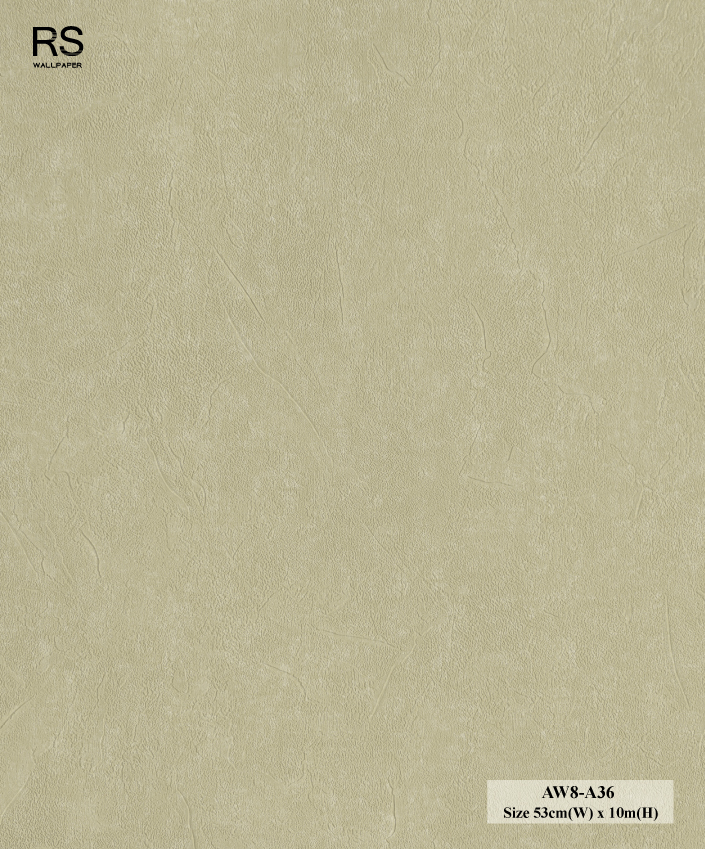 วอลเปเปอร์ลายปูนเปลือยสีน้ำตาลทอง AW8-A36