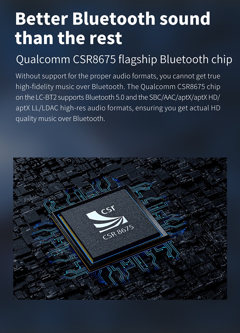 ขาย FiiO LC-BT2 สายหูฟังพร้อมไมค์รองรับ Bluetooth5.0 aptX LL/LDAC