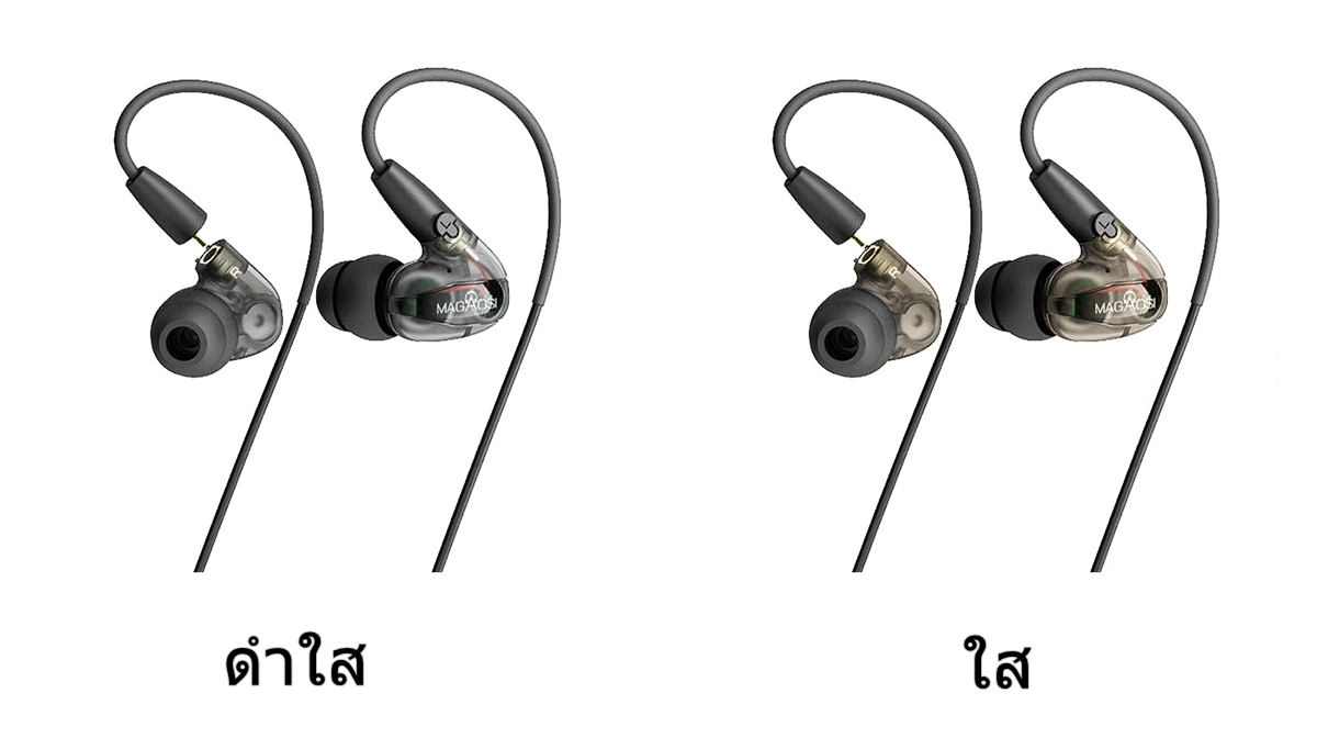 ขาย Magaosi Y3 หูฟังHybrid 3ไดร์เวอร์ 1BA+2DD ถอดสายได้ ระดับ HiFi รองรับบลูทูธ