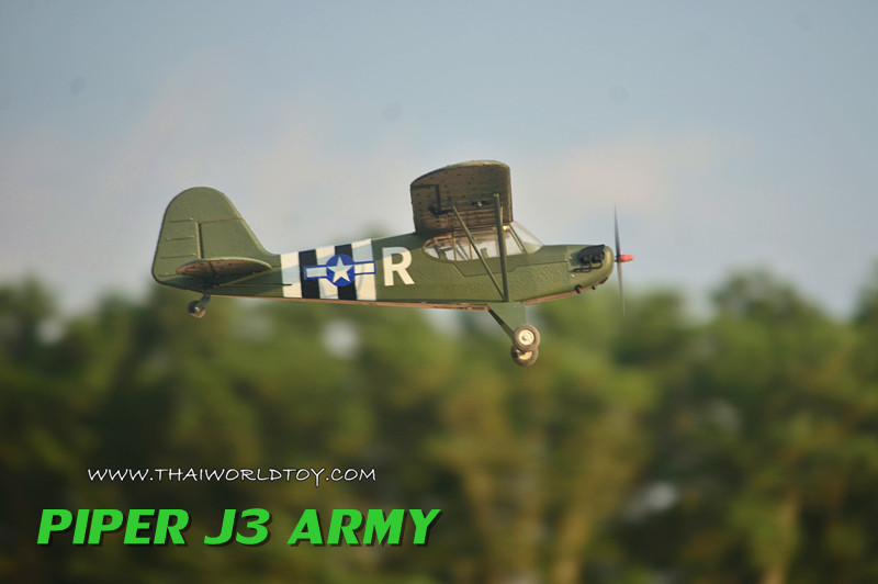 Piper J-3 ARMY 680MM. 6Gyro