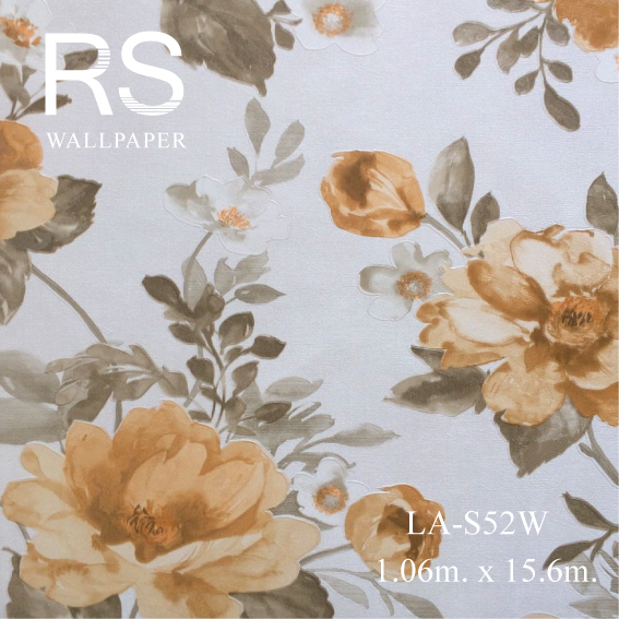 วอลเปเปอร์ลายดอกไม้ LA-S52W