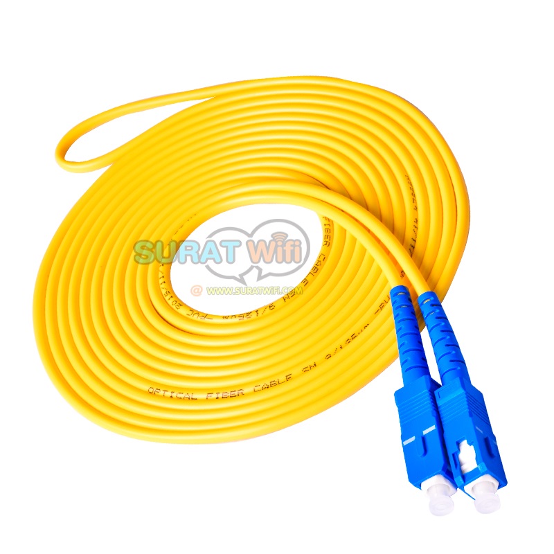 SC/UPC Fiber Optical Patch Cord ยาว3เมตร