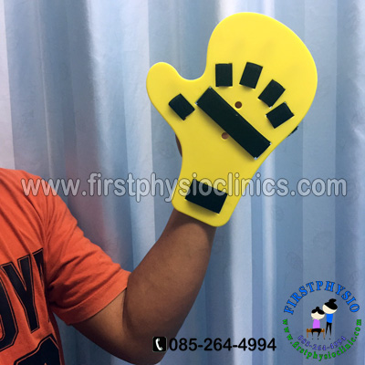 อุปกรณ์ดามกันนิ้วมืองอ /อุปกรณ์กายภาพนิ้ว/อุปกรณ์เหยียดนิ้วมือ/พลาสติกดามข้อมือ/palmar correction splint