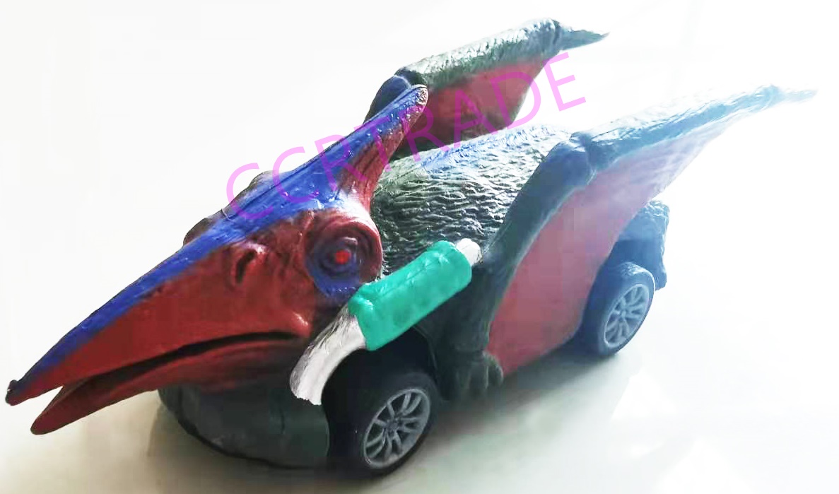 รถไดโนเสาร์ซิ่ง มีลานกล่อง 14 ซม.(1x6)