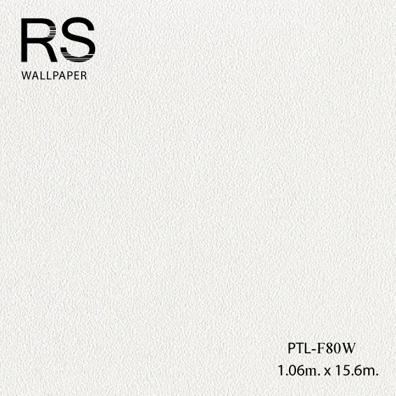 วอลเปเปอร์ลายผนังปูนหยาบสีขาว PTL-F80W