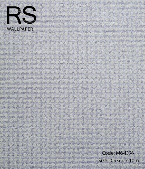 วอลเปเปอร์ลายจุดสีขาวพื้นสีม่วง M6-D36