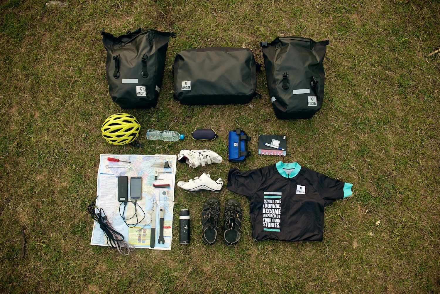 vincita B101WP กระเป๋าทัวร์ริ่งกันน้ำ 3 ใบ