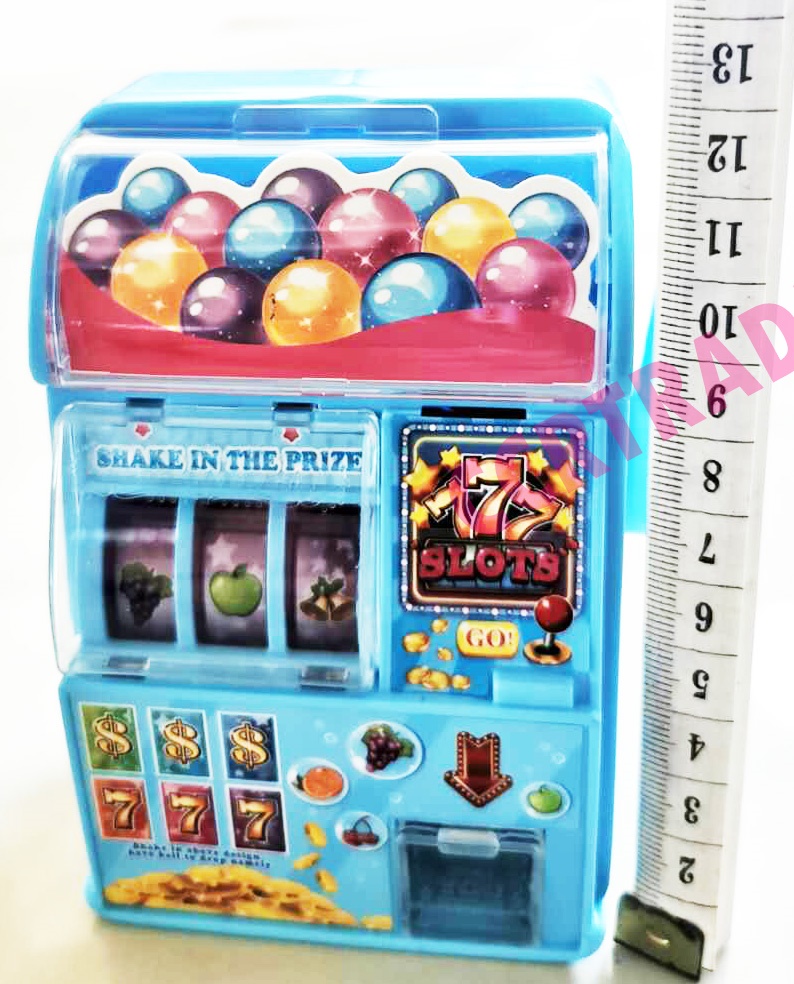 ตู้สล็อตมือโยก+บอลรางวัลกล่อง 13.5x15 ซม.(1x3)