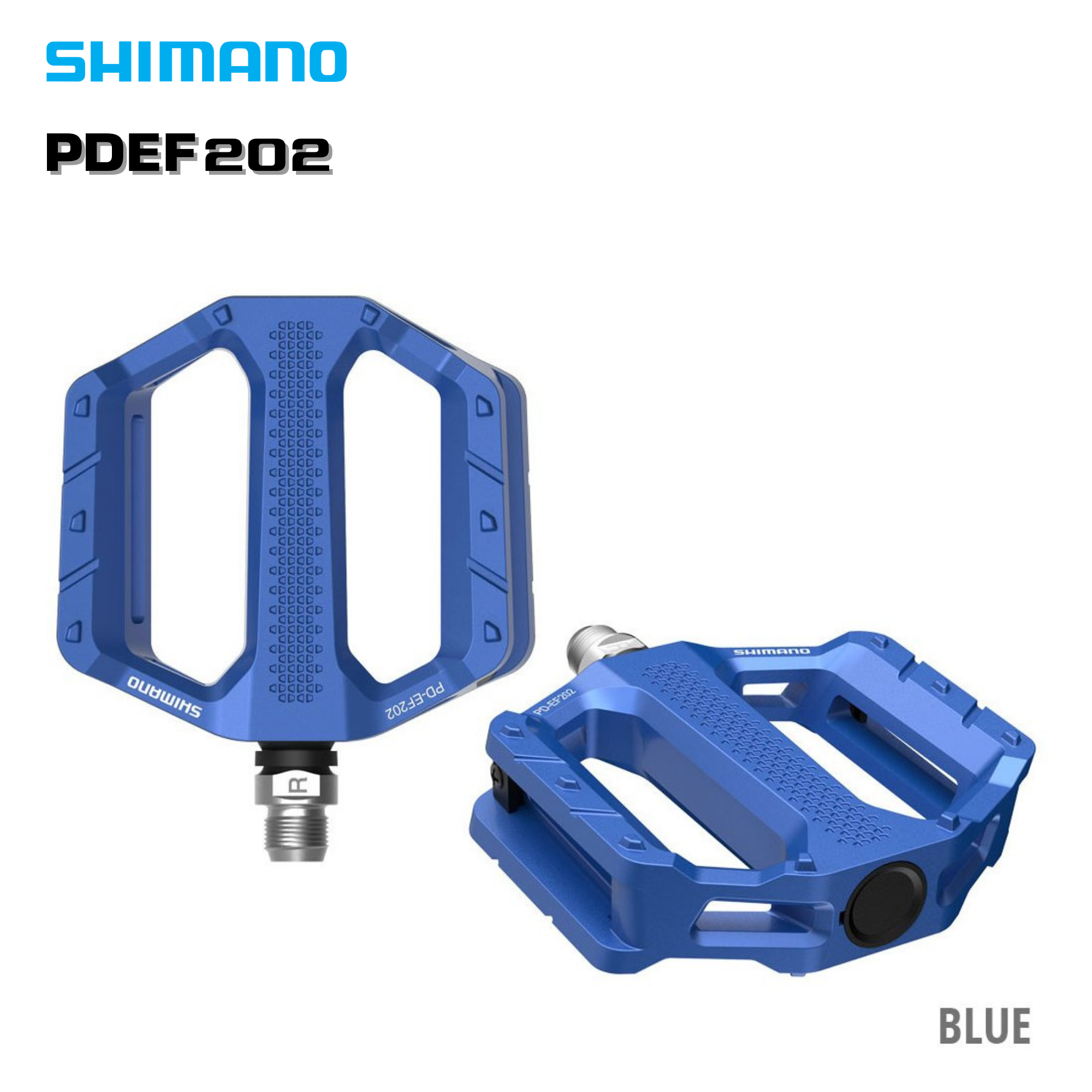 บันไดจักรยานเสือภูเขา เสือหมอบ SHIMANO FLAT, PD-EF202/PD-EF102