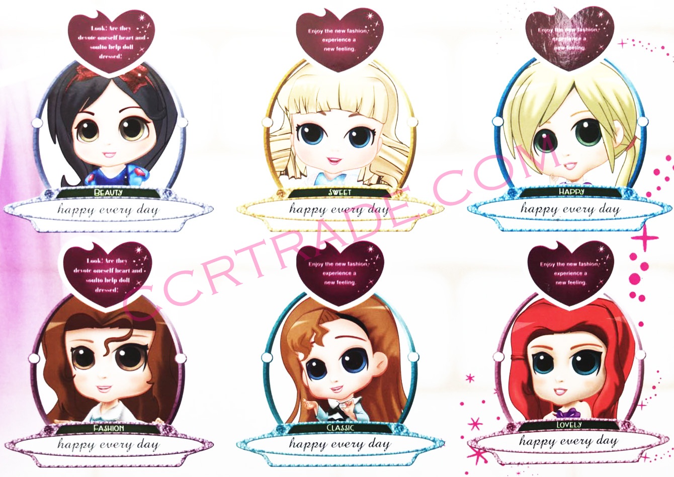 บาร์บี้เจ้าหญิงแสนสวย 6 ชิ้นกล่องจัมโบ้ 64 ซม.(1x3)