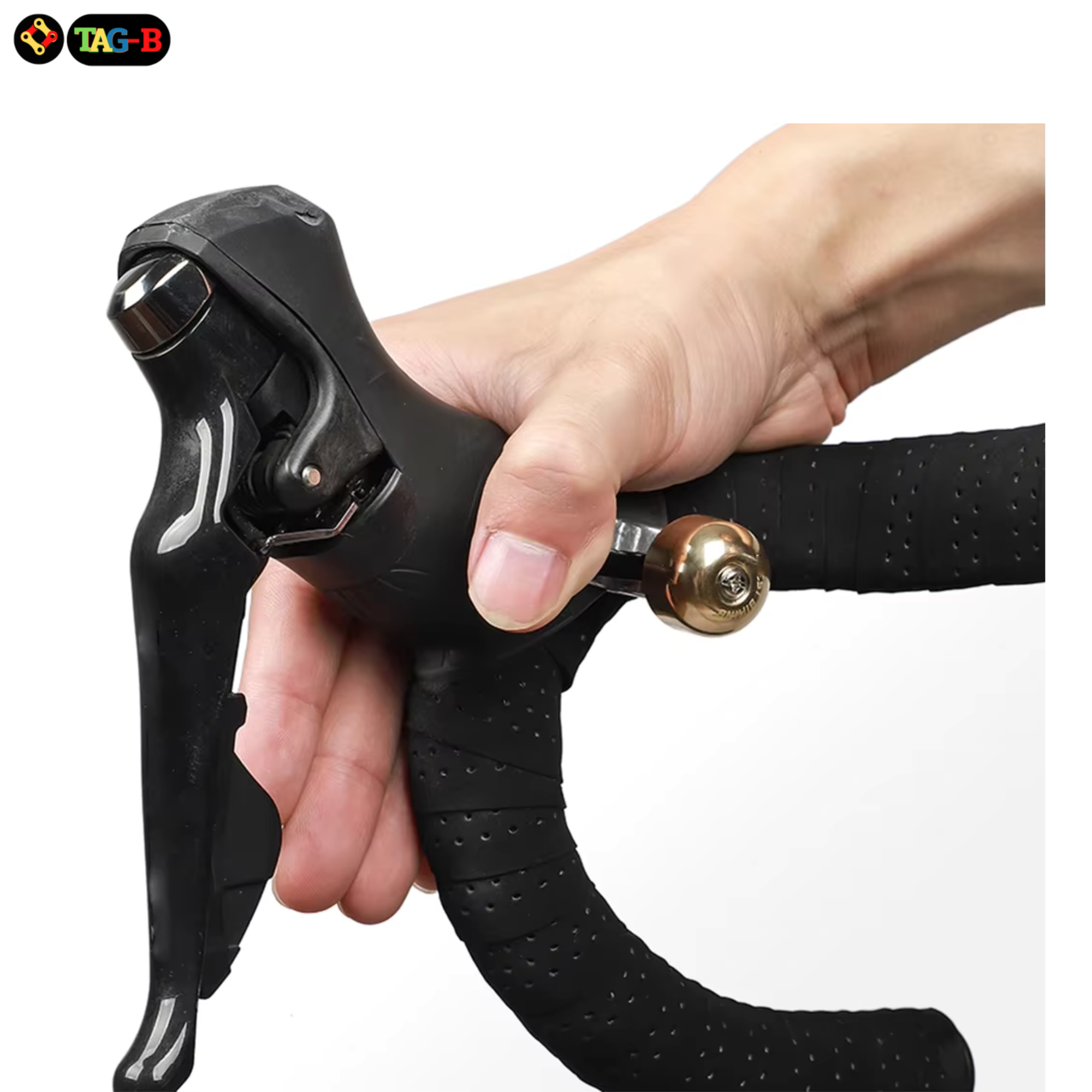 กระดิ่งจักรยานทองเหลือง THAIBIKE ติดเสือหมอบ เพื่อเตือนความปลอดภัย