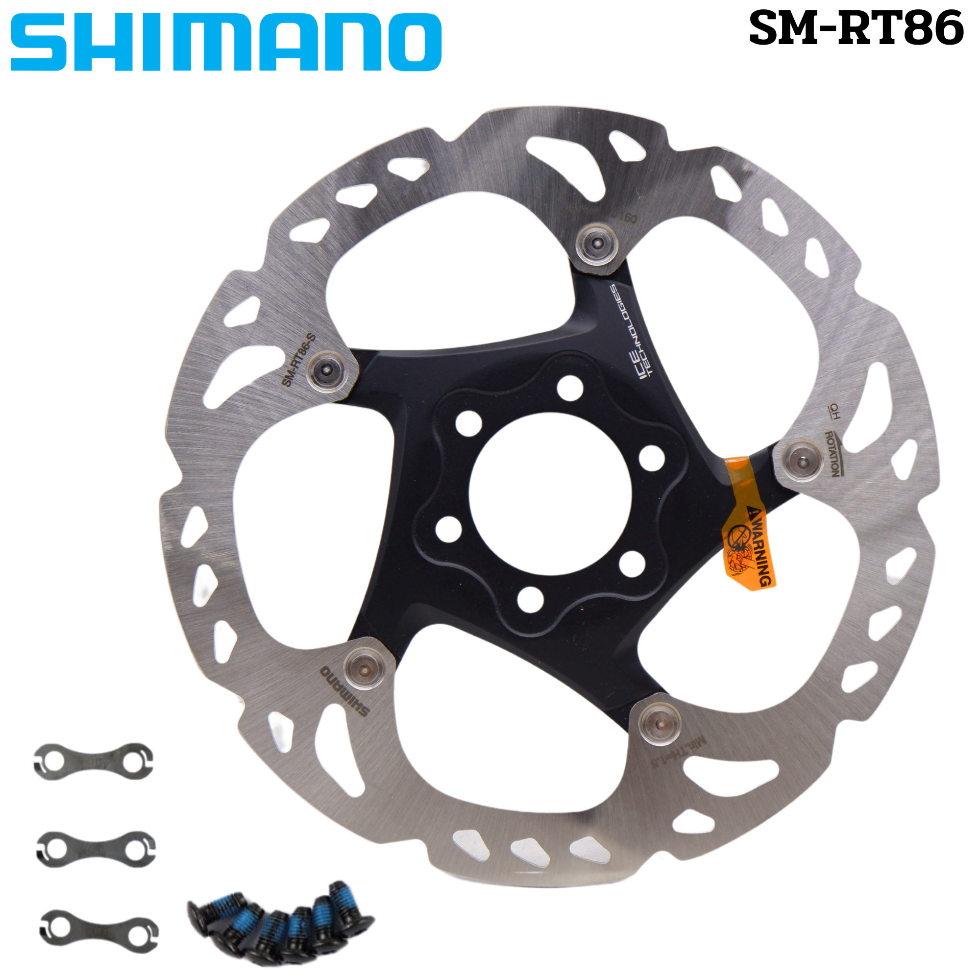 ใบดิสเบรคจักรยาน Shimano Deore XT SM-RT86 Disc 6-Hole