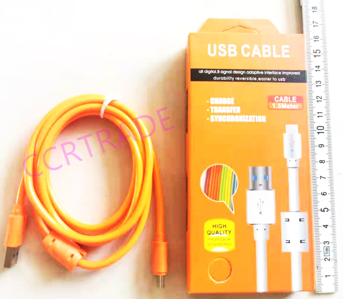 สายชาร์ทซัมซุง Type C 1.5 ม. กล่อง 17 ซม.(กันไฟกระชาก)