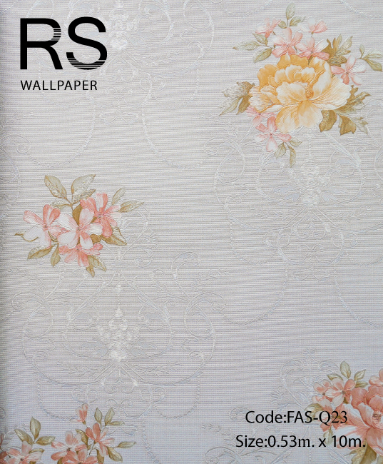 วอลเปเปอร์ลายดอกไม้ FAS-Q23