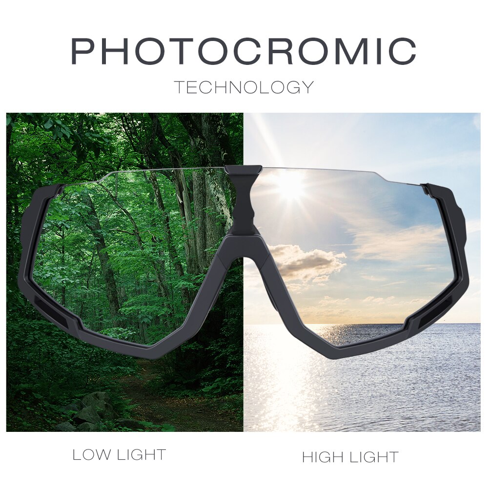 แว่นตาปั่นจักรยานปรับแสงออโต้ GIYO Photochromic Cycling Sunglasses UV400